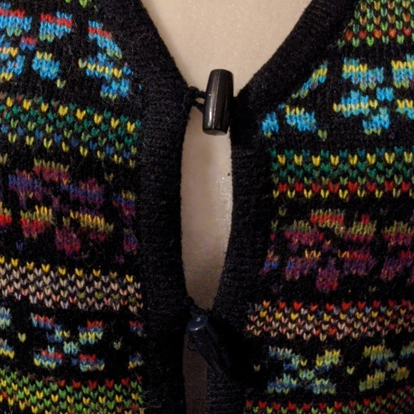 ๐จ๐ฆ Sz M Late 1970's Reversable Knit Vest - Picture 4 of 6